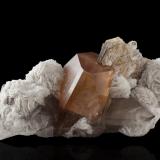 Topaz with Mica, Albite and Quartz (variety smoky)<br />Shigar Valley, Shigar District, Gilgit-Baltistan (Northern Areas), Pakistan<br />25,0	x	13,0	x	11,0	cm<br /> (Author: MIM Museum)