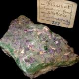 FluoriteGelbe Birke Mine, Schwarzenberg District, Erzgebirgskreis, Saxony/Sachsen, Germany11,5 x 8,5 cm (Author: Andreas Gerstenberg)