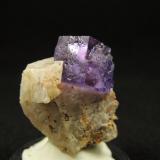 Fluorite<br />Santa Eulalia District, Municipio Aquiles Serdán, Chihuahua, Mexico<br />2.5 x 2.3 x 2.1 centimeters<br /> (Author: Ricardo Melendez)