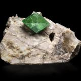 Herderite on Ortochlase<br />Stak Nala, Haramosh Mountains, Skardu District, Gilgit-Baltistan (Northern Areas), Pakistan<br />22,0	x	13,0	x	12,0	cm<br /> (Author: MIM Museum)