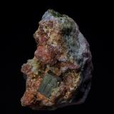 Rhodochrosite, Pyrite, QuartzButte, Distrito Butte, Condado Silver Bow, Montana, USA5.0 x 3.4 cm (Author: am mizunaka)