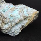 AuricalcitaMines de Can Montsant, Can Montsant (Massís del Montnegre), Hortsavinyà, Tordera, Comarca Maresme, Barcelona, Cataluña / Catalunya, España9 x 5 x 5 cm (Autor: karbu8)