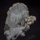Quartz, Scheelite, Arsenopyrite<br />Yaogangxian Mine, Yizhang, Chenzhou Prefecture, Hunan Province, China<br />9.0 x 9.6 cm<br /> (Author: am mizunaka)