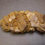 Goethita pseudo Pirita<br />Yacimiento de piritas, Cortijo de Jarapalos, Alhaurín de la Torre, Comarca Valle del Guadalhorce, Málaga, Andalucía, España<br />7 x 3,5 x 1 cm<br /> (Autor: Antonio Alcaide)