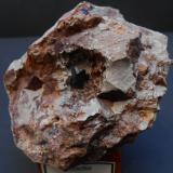 Azurita<br />Kerrouchen, Provincia Khénifra, Región Beni Mellal-Khenifra, Marruecos<br />8 x 6,5 x 6 cm<br /> (Autor: Antonio Alcaide)