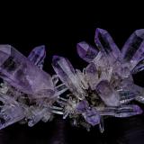 Quartz (variety amethyst)<br />Piedra Parada (Las Vigas), Municipio Tatatila, Veracruz (Veracruz de Ignacio de la Llave), Mexico<br />7.4 x 5.0 cm<br /> (Author: am mizunaka)