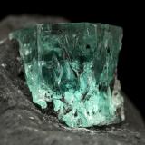 Beryl (variety emerald)<br />Muzo mining district, Western Emerald Belt, Boyacá Department, Colombia<br />45x32x33mm, xl=10x9mm<br /> (Author: Fiebre Verde)