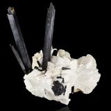 Arfvedsonite with Microcline<br />Mount Malosa, Zomba District, Malawi<br />18,0	x	18,0	x	20,0	cm<br /> (Author: MIM Museum)