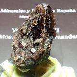 Axinita<br />Llallagua, Provincia Rafael Bustillo, Departamento Potosí, Bolivia<br />40x65 mm<br /> (Autor: Ignacio)