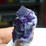 Fluorita<br />Tounfit, Boumia, Provincia Midelt, Región Drâa-Tafilalet, Marruecos<br />15x25 mm<br /> (Autor: Ignacio)