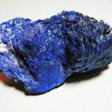 Azurite<br />Tsumeb Mine, Tsumeb, Otjikoto Region, Namibia<br />95x60x40mm<br /> (Author: Heimo Hellwig)