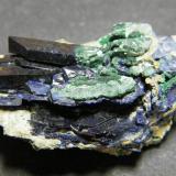 Azurite<br />Tsumeb Mine, Tsumeb, Otjikoto Region, Namibia<br />40x25x20mm<br /> (Author: Heimo Hellwig)