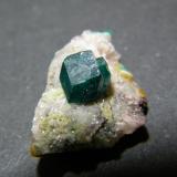 Dioptase<br />Tsumeb Mine, Tsumeb, Otjikoto Region, Namibia<br />20x15mm<br /> (Author: Heimo Hellwig)