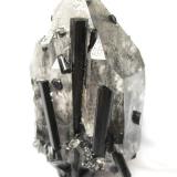 Schorl, quartz<br />Minas Gerais, Brazil<br />Specimen height 8,5 cm<br /> (Author: Tobi)