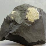 Pirita<br />Zona Imilchil, Anti-Atlas, Provincia Er Rachidia, Región Drâa-Tafilalet, Marruecos<br />87x58x45 mm<br /> (Autor: Juan Espino)