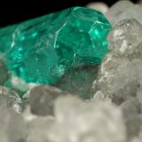 Beryl (variety emerald), Calcite, Dolomite, Pyrite<br />Chivor mining district, Municipio Chivor, Eastern Emerald Belt, Boyacá Department, Colombia<br />78x40x34mm, xls=12 & 11mm<br /> (Author: Fiebre Verde)