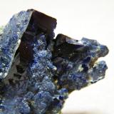 Azurite<br />Tsumeb Mine, Tsumeb, Otjikoto Region, Namibia<br />50x50x20mm<br /> (Author: Heimo Hellwig)