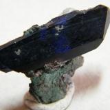 Azurite<br />Tsumeb Mine, Tsumeb, Otjikoto Region, Namibia<br />35 20x5mm<br /> (Author: Heimo Hellwig)