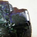 Azurite<br />Tsumeb Mine, Tsumeb, Otjikoto Region, Namibia<br />35x40x15mm<br /> (Author: Heimo Hellwig)