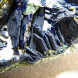 Azurite<br />Tsumeb Mine, Tsumeb, Otjikoto Region, Namibia<br />70x45x25mm<br /> (Author: Heimo Hellwig)