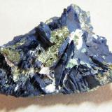 Azurite<br />Tsumeb Mine, Tsumeb, Otjikoto Region, Namibia<br />70x45x25mm<br /> (Author: Heimo Hellwig)