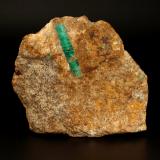 Beryl (variety emerald), Muscovite<br />Kamar Safed outcrop (Kamar Saphed), Khenj emerald area,, Khenj District, Panjshir Province, Afghanistan<br />110x95x35, xl=44mm<br /> (Author: Fiebre Verde)