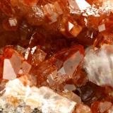 Rhodochrosite, Fluorite, Quartz, Goethite<br />Uchucchacua Mine, Oyón Province, Lima Department, Peru<br />115x110x50mm<br /> (Author: Fiebre Verde)