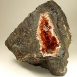 Rhodochrosite, Fluorite, Quartz, Goethite<br />Uchucchacua Mine, Oyón Province, Lima Department, Peru<br />115x110x50mm<br /> (Author: Fiebre Verde)