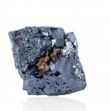 Cuprite and Silver<br />Poteryaevskoe Mine, Rubtsovsky District, Altai Krai, Russia<br />7,5	x	6,0	x	6,0	cm<br /> (Author: MIM Museum)