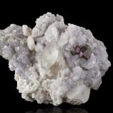 Microlite on Albite, Quartz and Lepidolite<br />Jenipapo District, Itinga, Vale do Jequitinhonha, Minas Gerais, Brazil<br />9,5	x	18,0	x	15,0	cm<br /> (Author: MIM Museum)