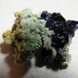 Azurite<br />Tsumeb Mine, Tsumeb, Otjikoto Region, Namibia<br />20X20X15mm<br /> (Author: Heimo Hellwig)