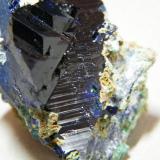 Azurite<br />Tsumeb Mine, Tsumeb, Otjikoto Region, Namibia<br />45x40x30mm<br /> (Author: Heimo Hellwig)