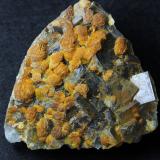 Fluorita, Barita<br />Mina San Antonio, Ulldemolins, Comarca Priorat, Tarragona, Cataluña / Catalunya, España<br />7 x 6 x 3 cm<br /> (Autor: karbu8)