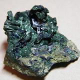 Azurite/Malachite<br />Tsumeb Mine, Tsumeb, Otjikoto Region, Namibia<br />45x45x35mm<br /> (Author: Heimo Hellwig)