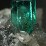 Beryl (variety emerald), Dolomite<br />Muzo mining district, Western Emerald Belt, Boyacá Department, Colombia<br />34x18x24mm, xl=7x5mm<br /> (Author: Fiebre Verde)