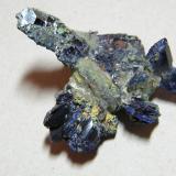 Azurite<br />Tsumeb Mine, Tsumeb, Otjikoto Region, Namibia<br />55x40x20mm<br /> (Author: Heimo Hellwig)