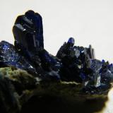 Azurite<br />Tsumeb Mine, Tsumeb, Otjikoto Region, Namibia<br />30x20x10mm<br /> (Author: Heimo Hellwig)