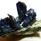 Azurite<br />Tsumeb Mine, Tsumeb, Otjikoto Region, Namibia<br />30x20x10mm<br /> (Author: Heimo Hellwig)