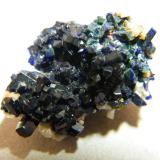 Azurite<br />Tsumeb Mine, Tsumeb, Otjikoto Region, Namibia<br />25x15x15mm<br /> (Author: Heimo Hellwig)