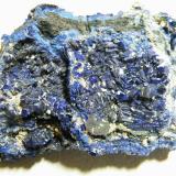 Azurite<br />Tsumeb Mine, Tsumeb, Otjikoto Region, Namibia<br />90x65x35mm<br /> (Author: Heimo Hellwig)