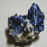 Azurite<br />Tsumeb Mine, Tsumeb, Otjikoto Region, Namibia<br />35x35x30mm<br /> (Author: Heimo Hellwig)