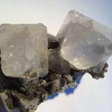 Fluorite, Calcite<br />Naica Mine, Naica, Municipio Saucillo, Chihuahua, Mexico<br />90 X 60 X 45<br /> (Author: Robert Seitz)