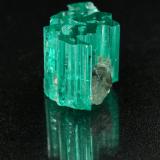 Beryl (variety emerald), Dolomite<br />Chivor mining district, Municipio Chivor, Eastern Emerald Belt, Boyacá Department, Colombia<br />17x11x11mm<br /> (Author: Fiebre Verde)