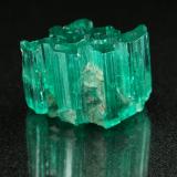 Beryl (variety emerald), Dolomite<br />Chivor mining district, Municipio Chivor, Eastern Emerald Belt, Boyacá Department, Colombia<br />17x11x11mm<br /> (Author: Fiebre Verde)