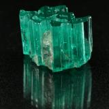 Beryl (variety emerald), Dolomite<br />Chivor mining district, Municipio Chivor, Eastern Emerald Belt, Boyacá Department, Colombia<br />17x11x11mm<br /> (Author: Fiebre Verde)