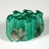 Beryl (variety emerald), Dolomite<br />Chivor mining district, Municipio Chivor, Eastern Emerald Belt, Boyacá Department, Colombia<br />17x11x11mm<br /> (Author: Fiebre Verde)