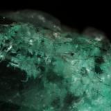 Beryl (variety emerald), Dolomite<br />Muzo mining district, Western Emerald Belt, Boyacá Department, Colombia<br />20x11mm<br /> (Author: Fiebre Verde)