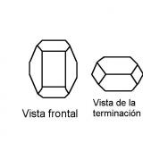 _Esquema cristal de Celestina<br />Minas de Redeyef, Redeyef, Gobernación Gafsa, Túnez<br />10,5 x 9 x 6 cm<br /> (Autor: Antonio Alcaide)