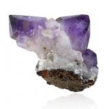 Quartz (variety amethyst)<br />Fengjiashan Mine, Edong, Daye, Huangshi Prefecture, Hubei Province, China<br />9,5	x	3,5	x	7,5	cm<br /> (Author: MIM Museum)