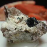 Gahnita<br />Mina Santa Marina, Monte Galiñeiro, Vincios, Gondomar, Comarca Vigo, Pontevedra, Galicia / Galiza, España<br />25x20 mm<br /> (Autor: Ignacio)